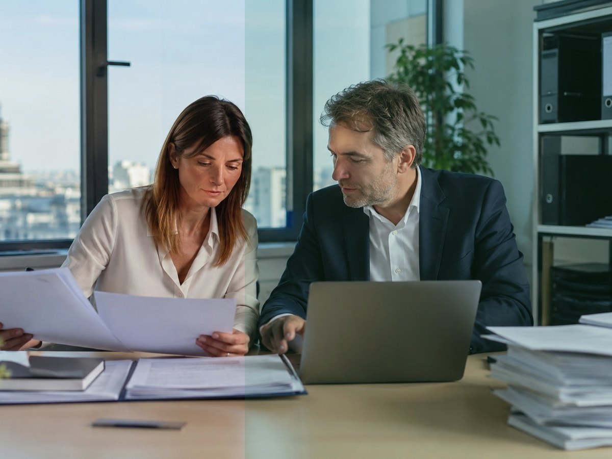 Équipe en réunion dans un bureau